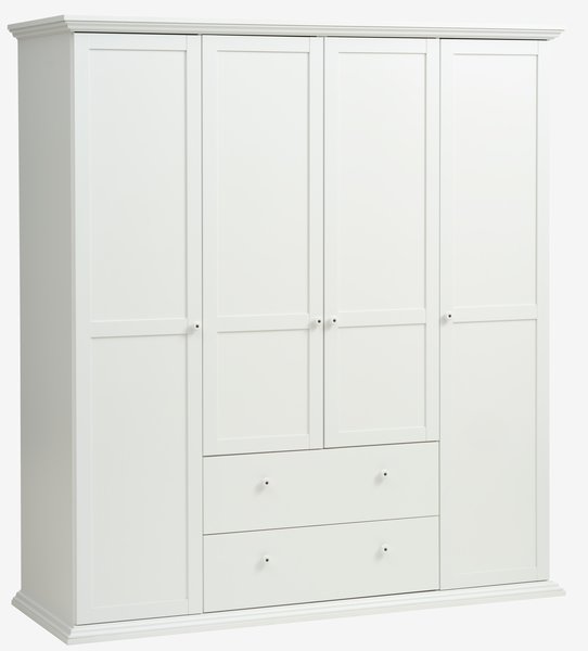 Armoire FREDENSBORG 183x200 blanc