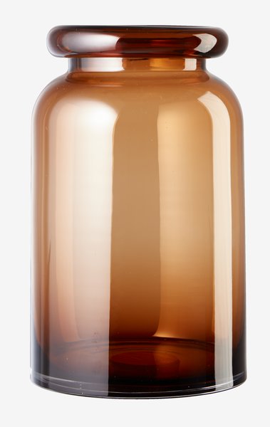 Vase INGOLF Ø18xH30cm brun