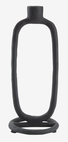 Svećnjak ELDARIT V24cm ovalni crna