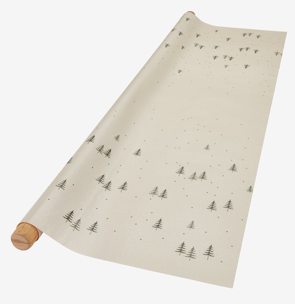Tovaglia plastificata LIMNOKVARTS 140 cm beige