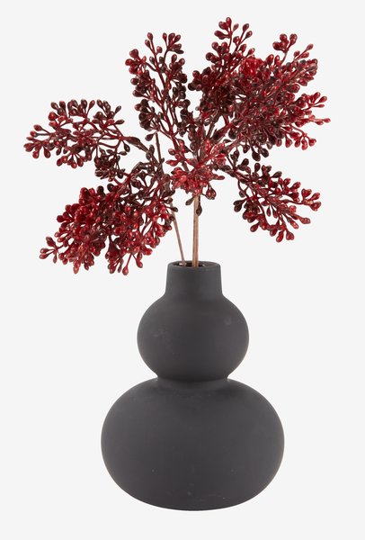 Fleur artificielle JUL H33cm rouge