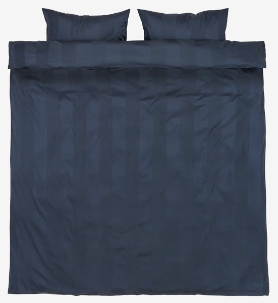 Sateen duvet cover set BARBO Double dark blue