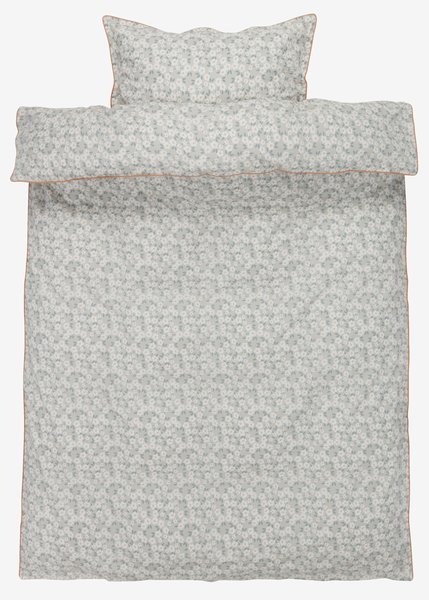 Juego funda nórdica percal INGA 155x220 gris