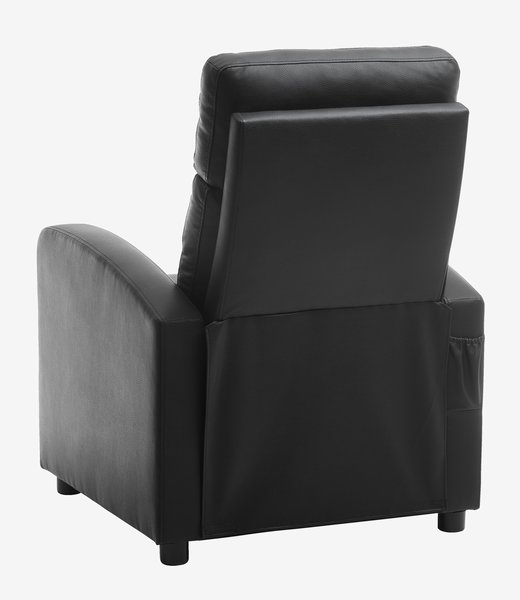 Fauteuil inclinable HOVEN noir