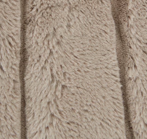 Pelspledd STAVKLOKKE 130x170 taupe