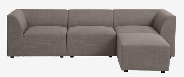 Sofa TERNDRUP chaiselong grå