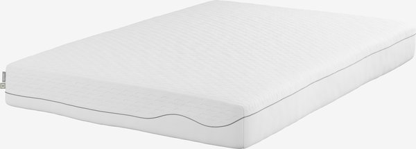 Matelas en mousse 140x200 GOLD F85 blanc