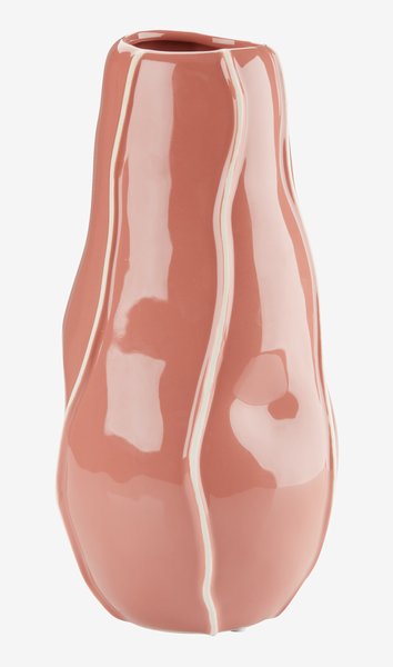 Vaza ULF Ø15xV30cm ružičasta