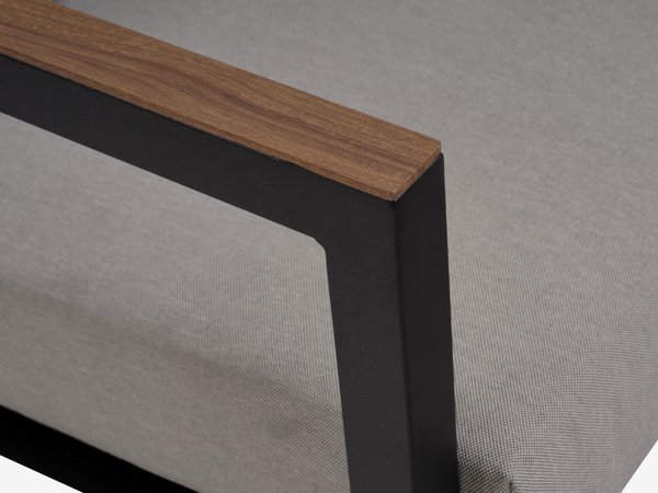 Lounge garnitura BEJSTRUP za 4 osobe siva