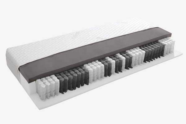 Materasso a molle 80x200 cm SEMBELLA MELA S250 MEDIO nero