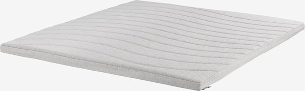 Surmatelas 180x210 GOLD T65 gris clair