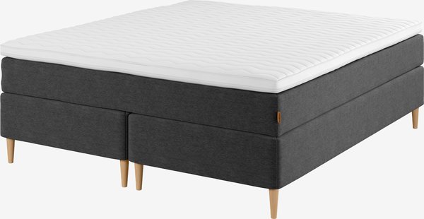 Boxspring 150x200 GOLD C30 DREAMZONE grijs-40