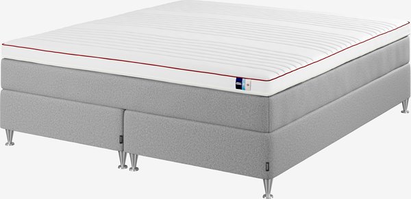 Boxspring 180x200 TEMPRAKON C250 grijs-42