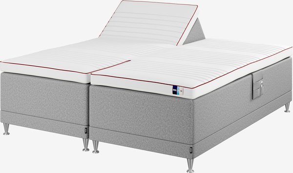 Elektrisch bed 180x210 TEMPRAKON ULA grijs-42