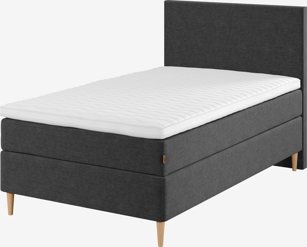 Boxspring 120x200 GOLD C30 DREAMZONE grijs-40