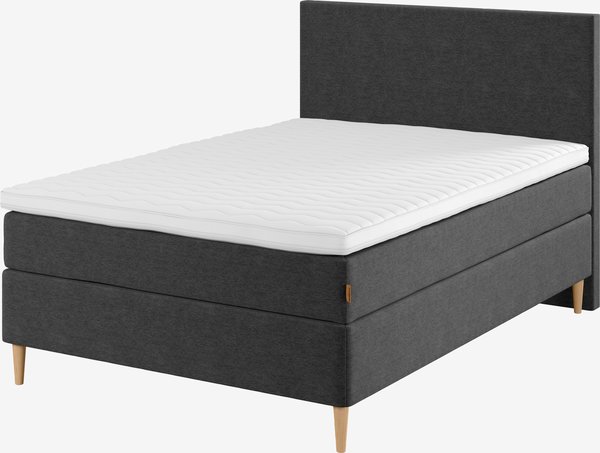 Boxspring 140x200 GOLD C30 grijs-40 DREAMZONE