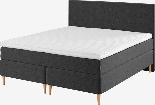 Boxspring 150x200 GOLD C30 DREAMZONE grijs-40