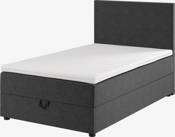 Boxspring 120x200 HOLDA OPBERGRUIMTE GC25 grijs-40