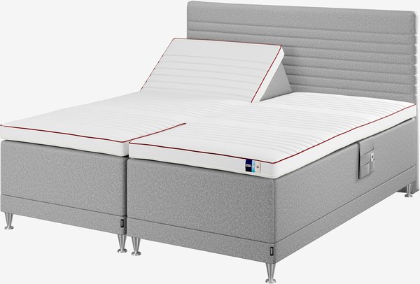 Elektrisch bed 180x210 TEMPRAKON E250 grijs-42