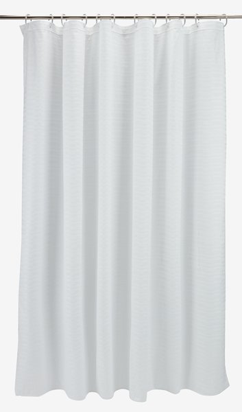 Tenda da doccia LOTTEFORS 180x200 cm bianco KRONBORG