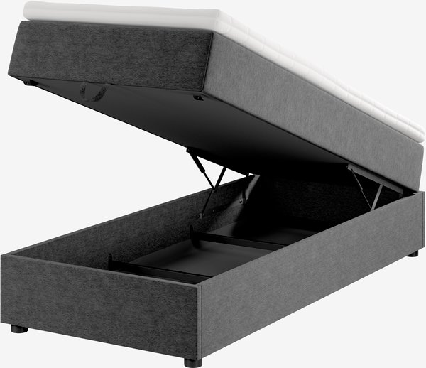 Sommier tapissier 140x200cm HOLDA STORAGE GC25 gris-40