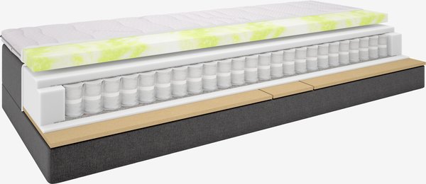 Ställbar säng 80x200cm BJORSUND GE35 grå-41