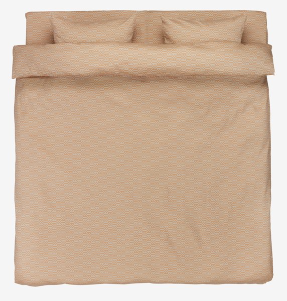 Спално бельо с чаршаф TESSA 200x220 цвят лате