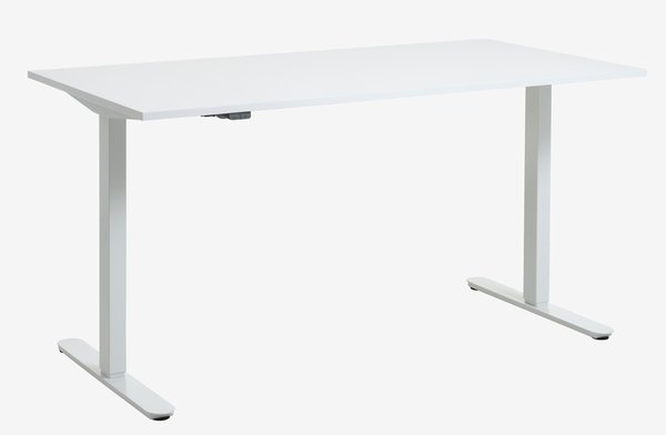 Stôl s nastaviteľnou výškou SVANEKE 80x160 biela