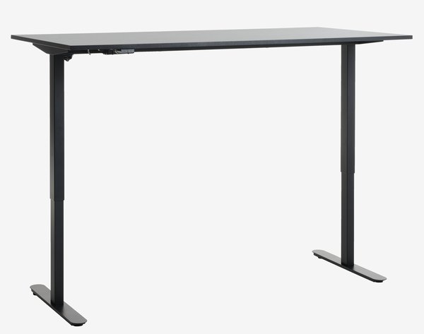 Bureau ajustable en hauteur SVANEKE 60x120 noir