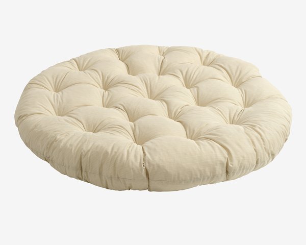 Coussin de chaise JORDRUP Ø110 blanc cassé