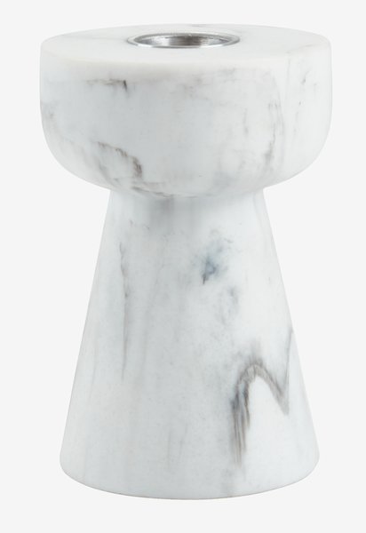 Kynttilänjalka GREGOR Ø7xK11cm marmori
