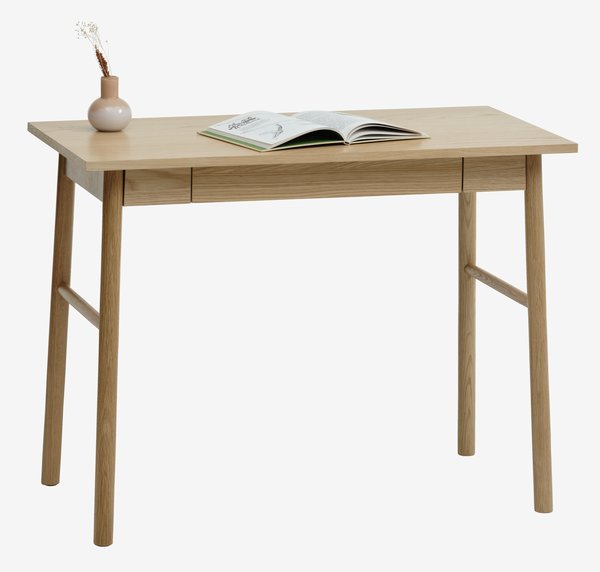 Desk LANGELINIE 50x100 1 drawer oak