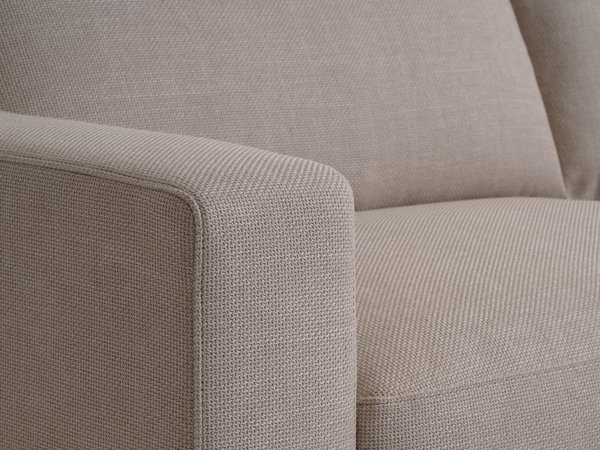 Sofa TORNEMARK Chaiselongue Stoff beige