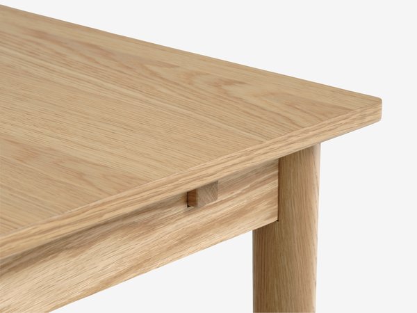 Table MARSTRUP 95x190/280 chêne