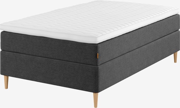 Boxspring 120x200 GOLD C30 grijs-40 DREAMZONE