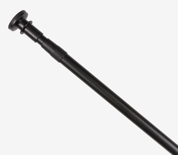 Tyč na sprchový závěs VARA 110-200 cm černá