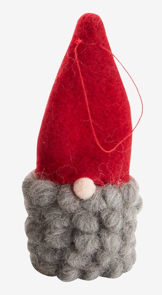 Christmas elf MUGGLESTEN H17cm grey