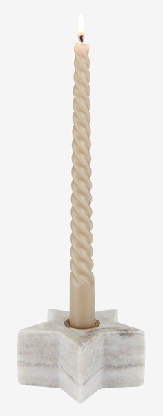 Kynttilänjalka RUTILKVARTS Ø10xK5cm