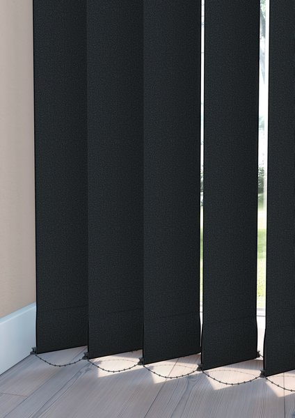 Lamelles verticales ROGEN 250x250cm noir