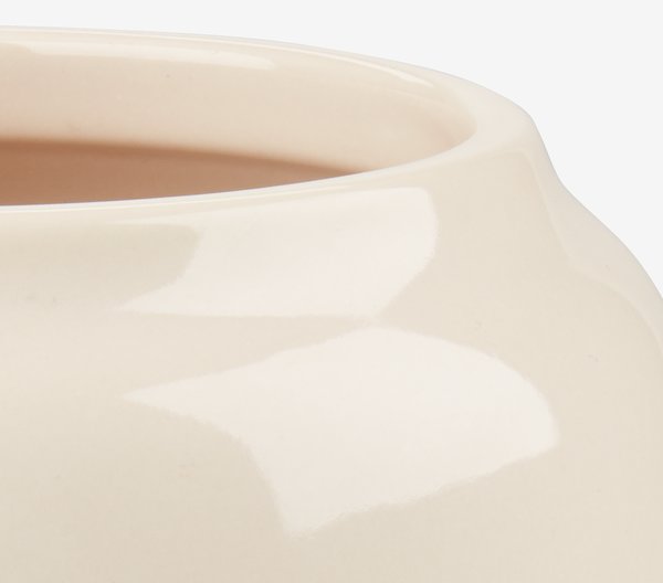 Vaso per piante MARCUS Ø16xH13 cm beige