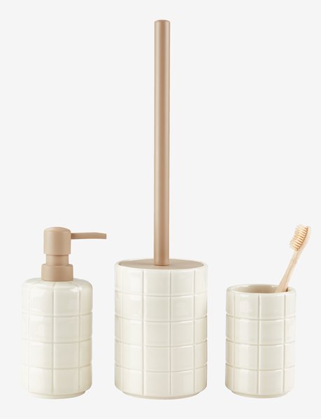 Toilet brush STENINGE beige