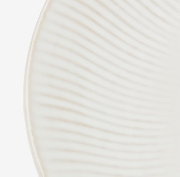 Farfurie STEFFEN Ø27cm ceramică albă