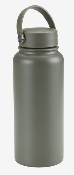 Термо бутилка HUBRO 1000мл цвят маслина