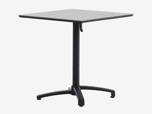 Table bistrot TIPMOSE l70xL70 gris