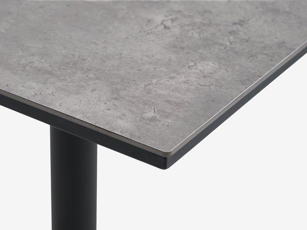 Table bistrot TIPMOSE l70xL70 gris