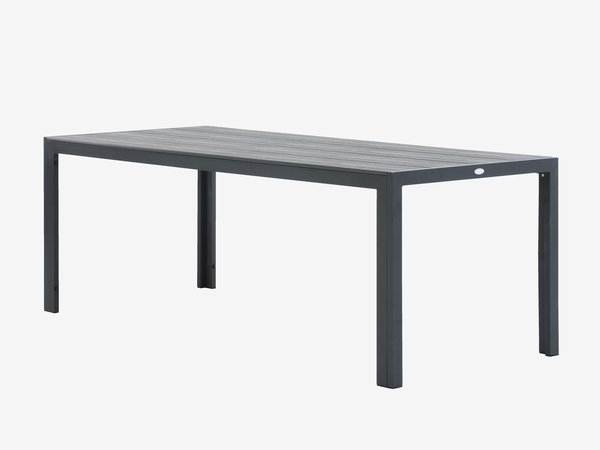 Table de jardin PINDSTRUP l90xL205 gris
