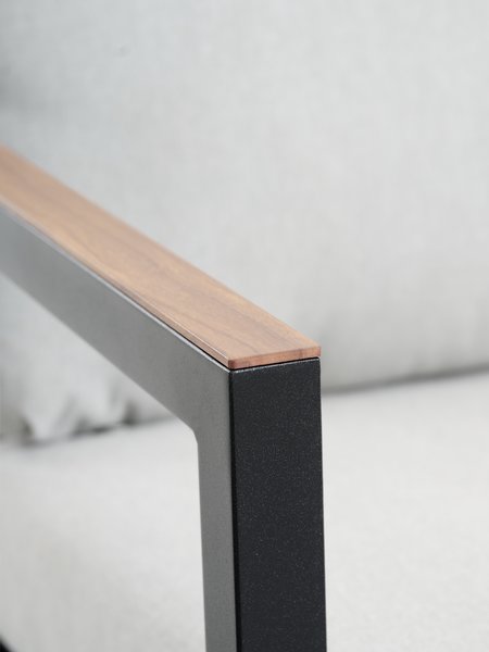 Lounge garnitura BEJSTRUP za 4 osobe siva