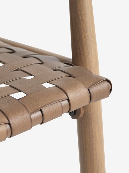 Fauteuil lounge EDDERUP naturel