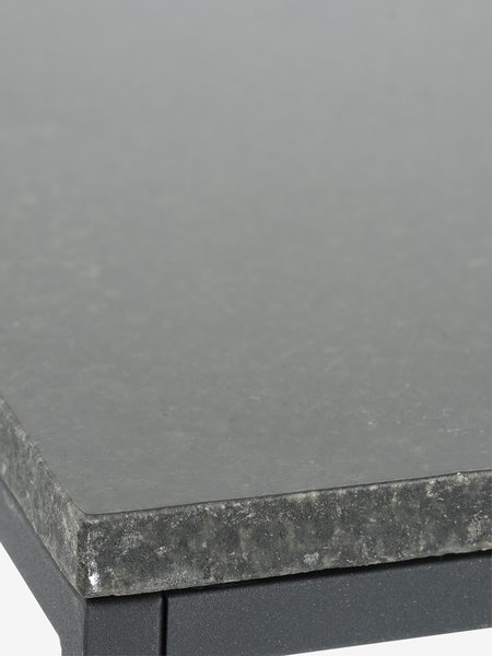 Table d'appoint OLDHUSE l45xL45xH45 noir