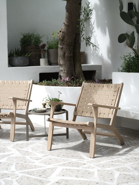 Bašt. lounge stolica SKARA tvrdo drvo